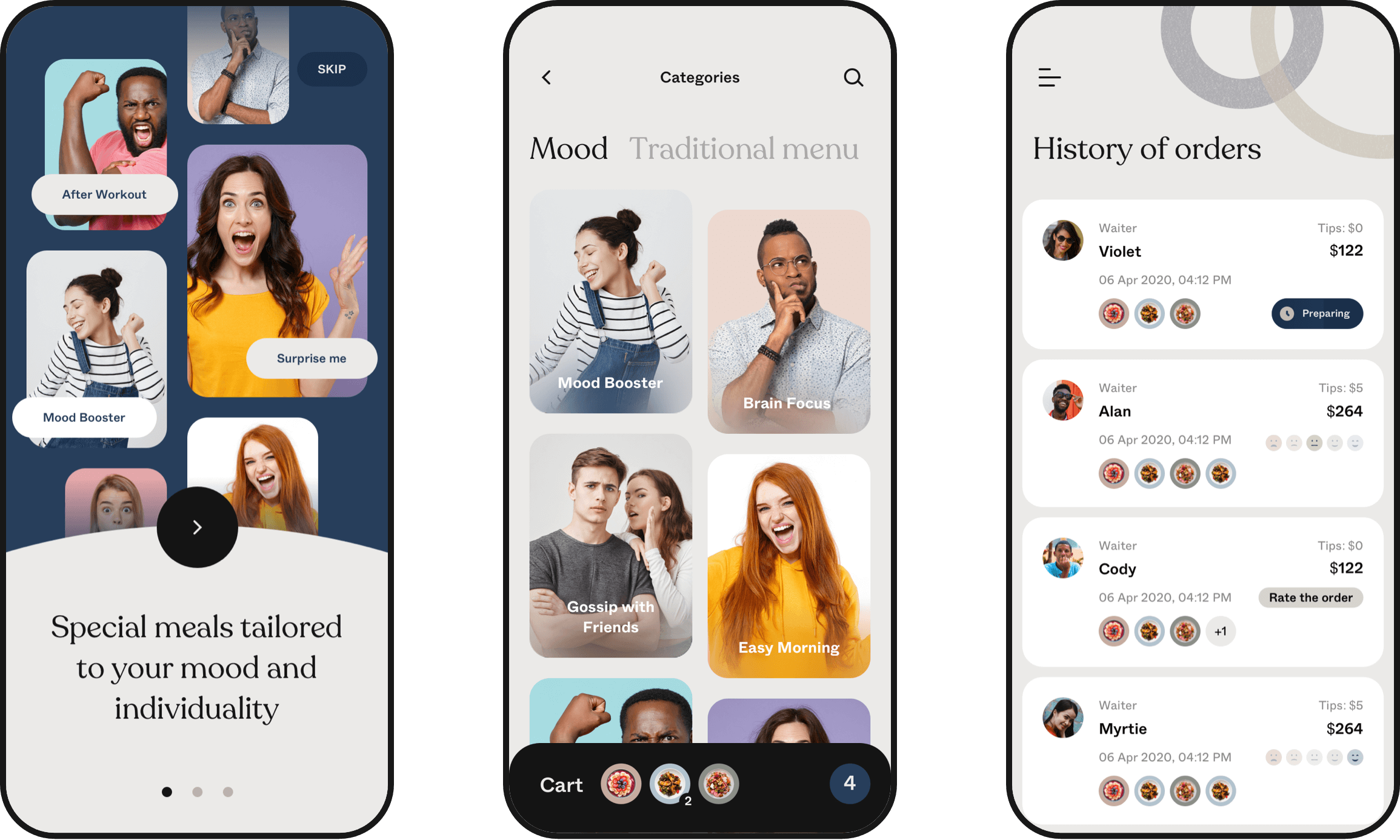 Bite&Byte user interface image